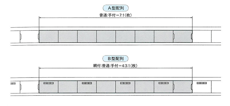 画像：鉄筋コンクリート埼玉県型甲蓋配列図